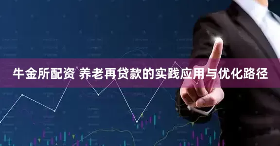 牛金所配资 养老再贷款的实践应用与优化路径