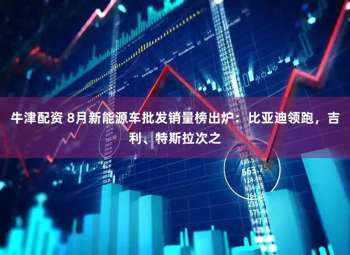 牛津配资 8月新能源车批发销量榜出炉：比亚迪领跑，吉利、特斯拉次之